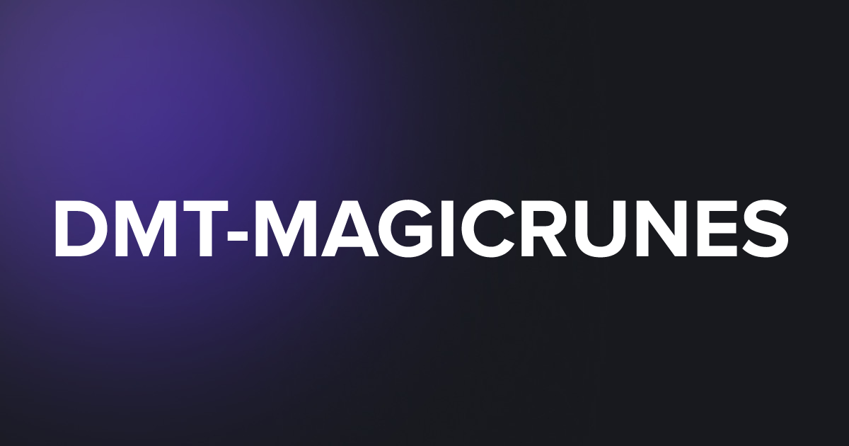 TAP DMT-MAGICRUNES