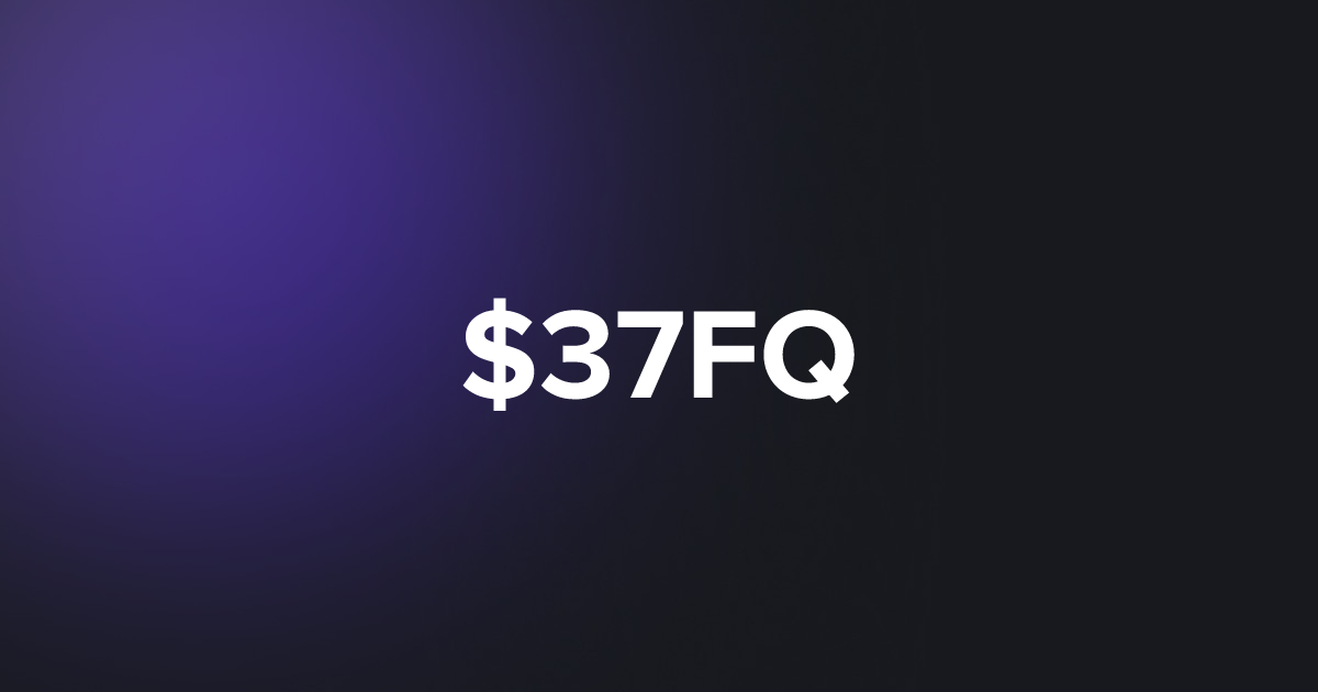 BRC20 $37FQ