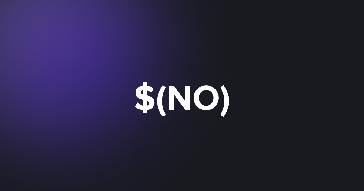 BRC20 $(NO)