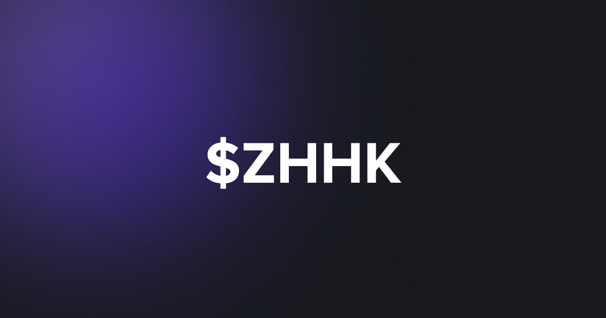 BRC20 $ZHHK