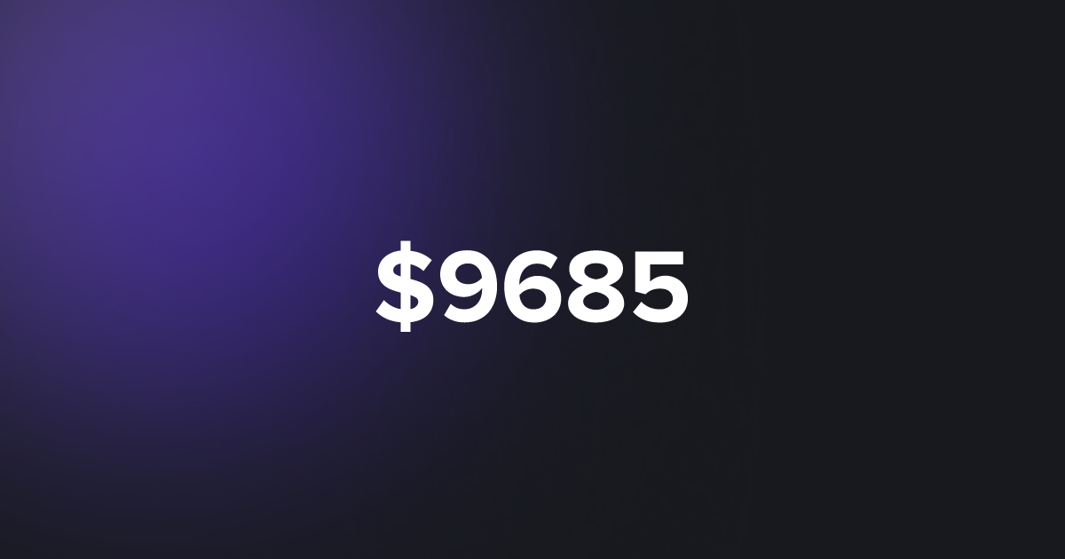 BRC20 $9685