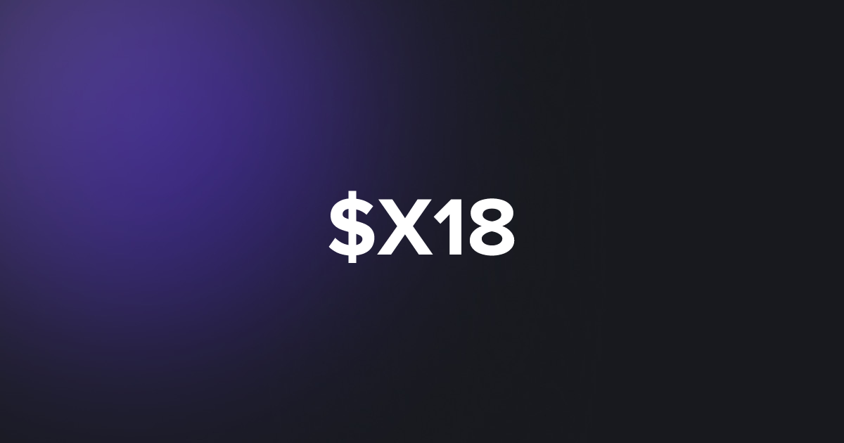 BRC20 $X18
