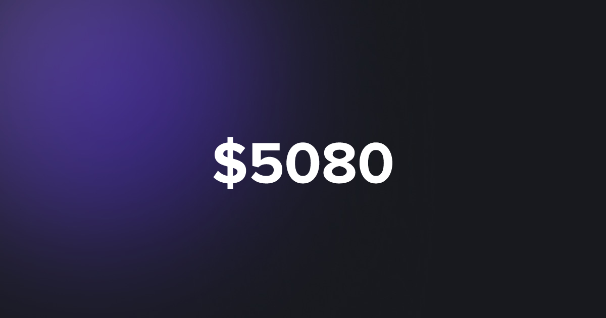 BRC20 $5080