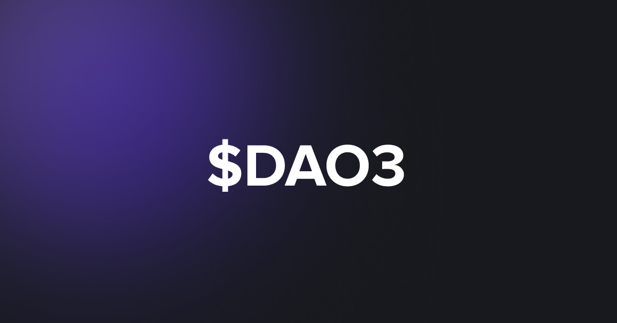 BRC20 $DAO3