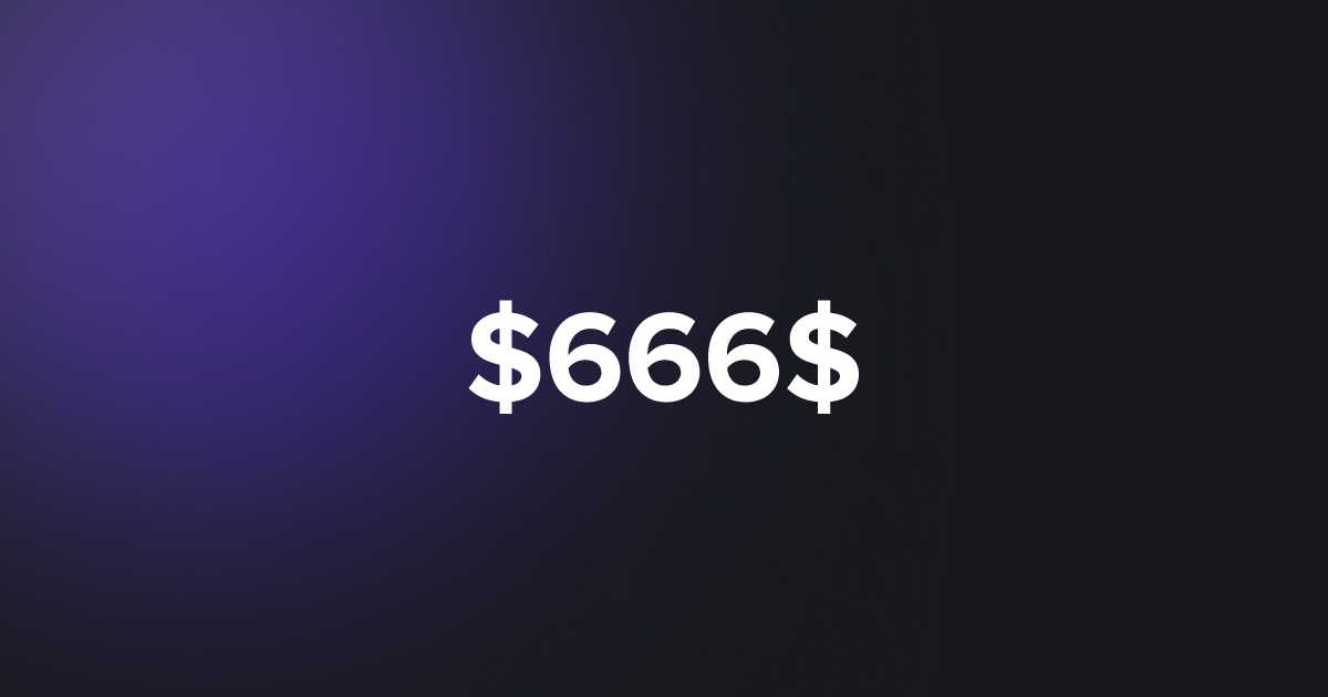 BRC20 $666$