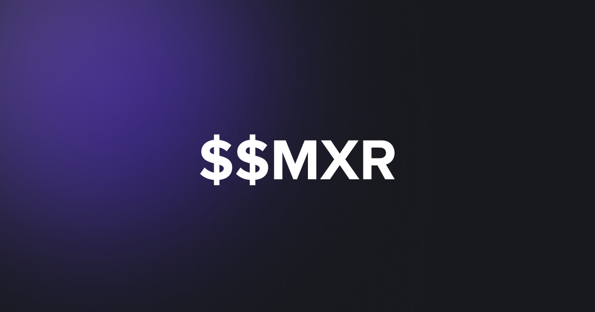 BRC20 $$MXR