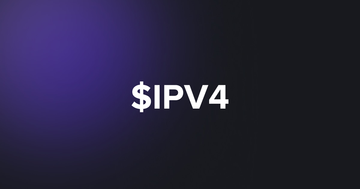 BRC20 $IPV4