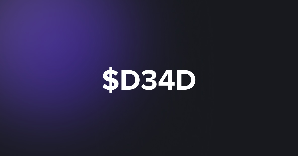 BRC20 $D34D