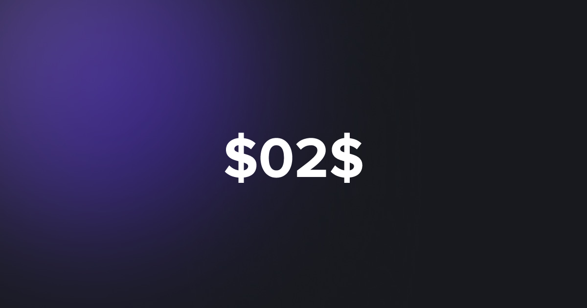 BRC20 $02$