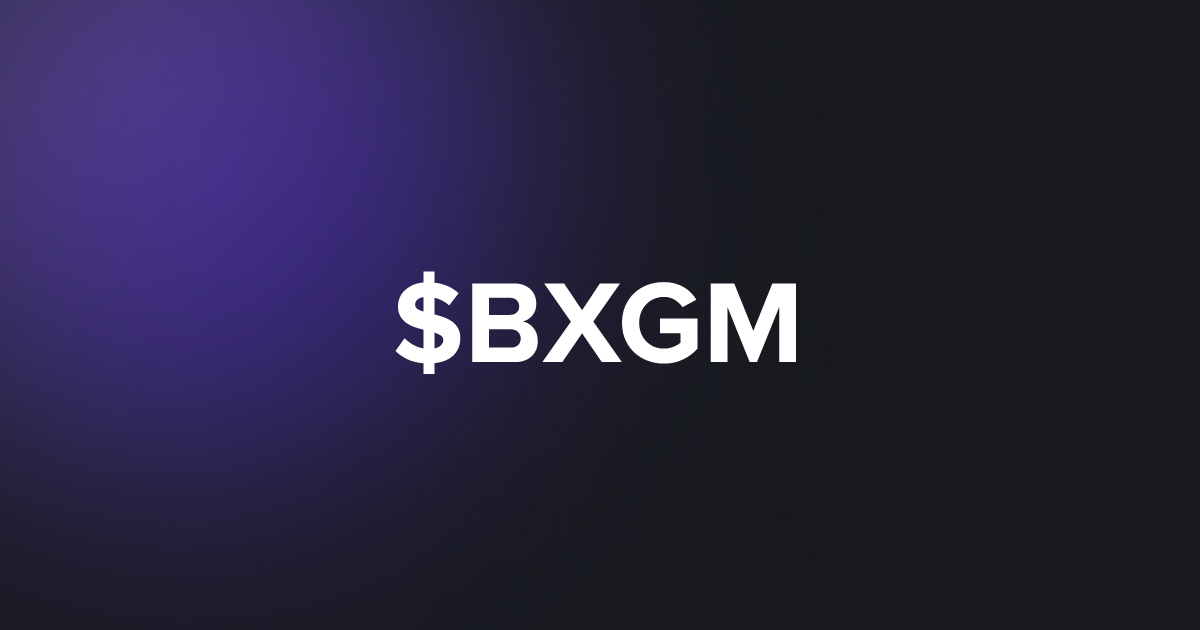 BRC20 $BXGM