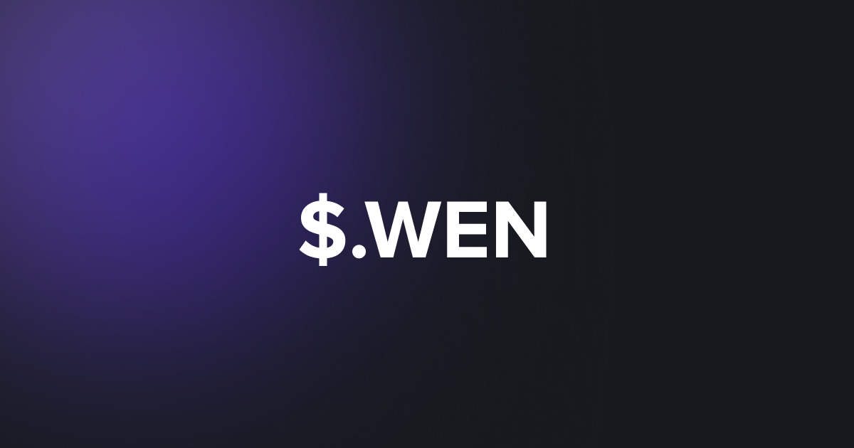 BRC20 .WEN
