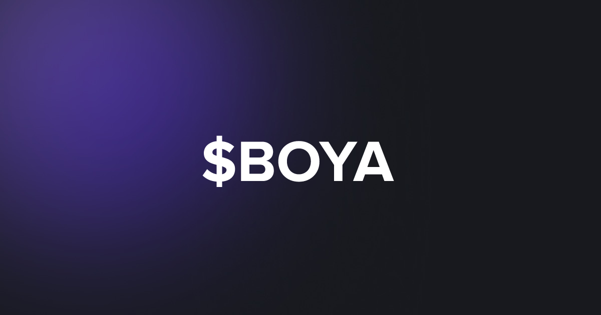 BRC20 $BOYA
