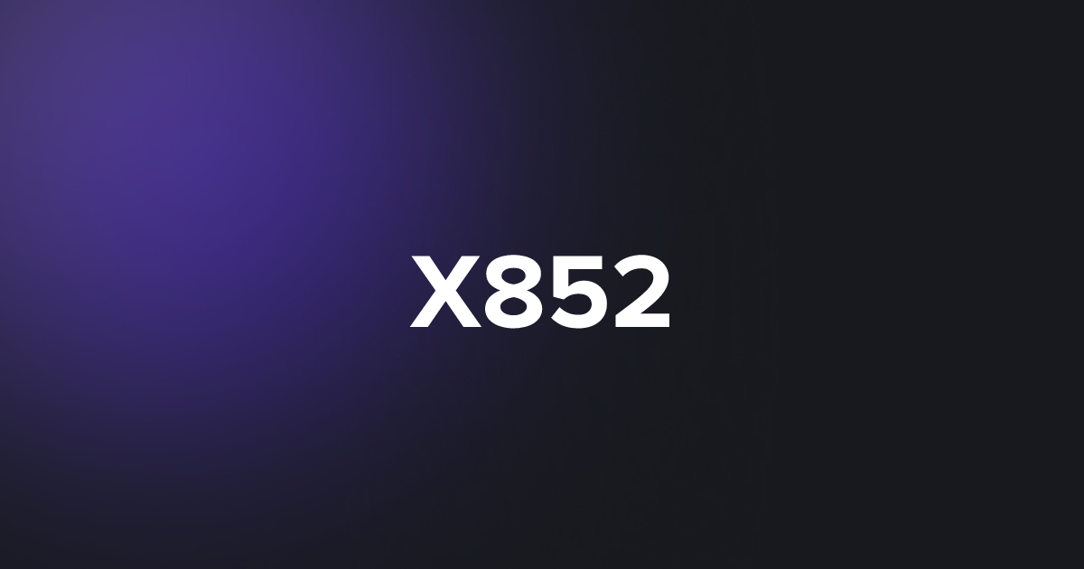 BRC20 X852