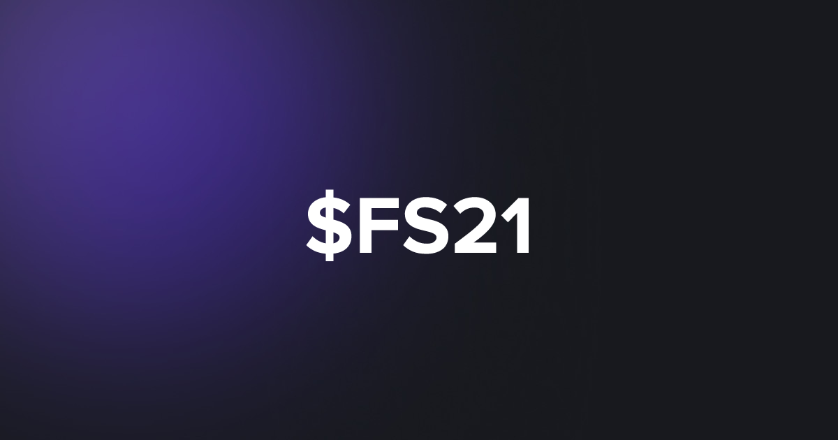 BRC20 $FS21
