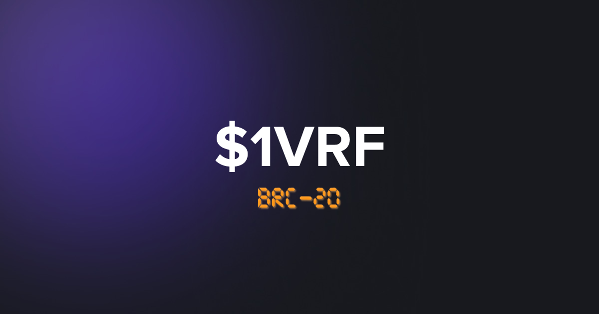 BRC20 1VRF