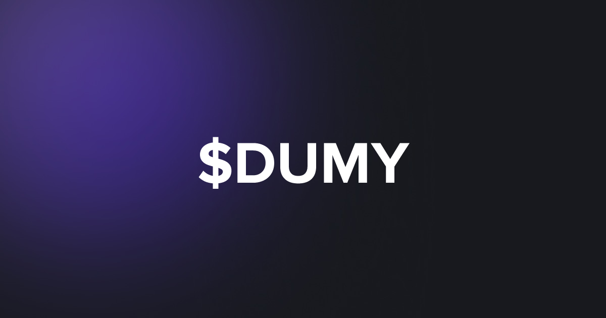 BRC20 $DUMY