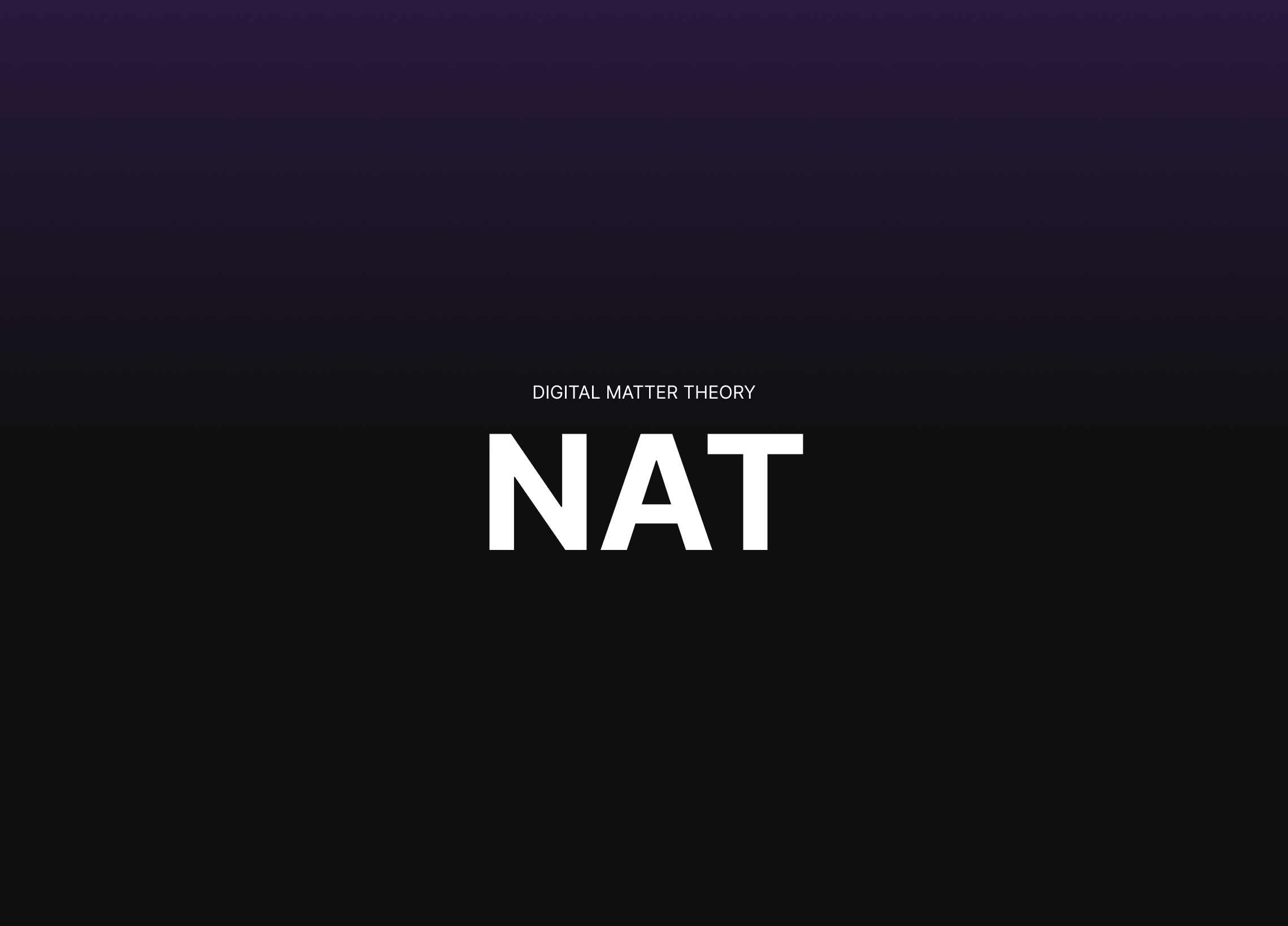NAT – Non Arbitrary Token