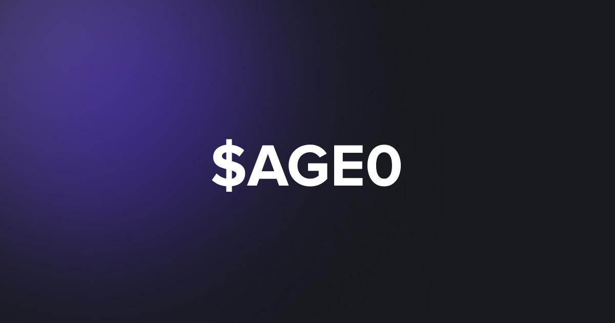 BRC20 $AGE0