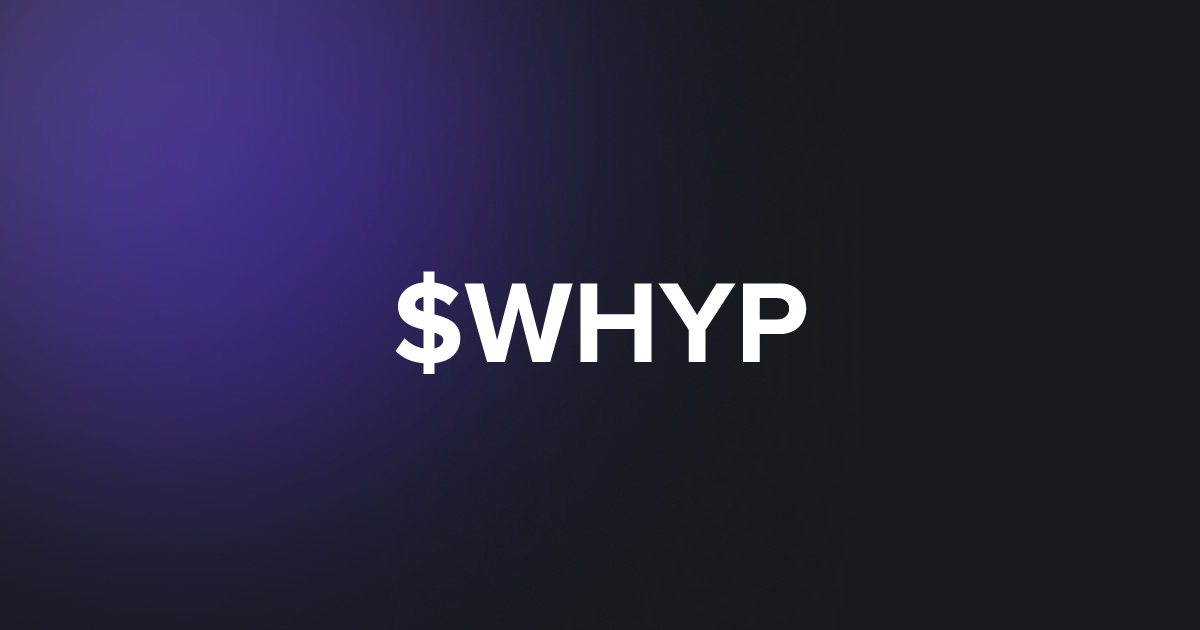 BRC20 $WHYP