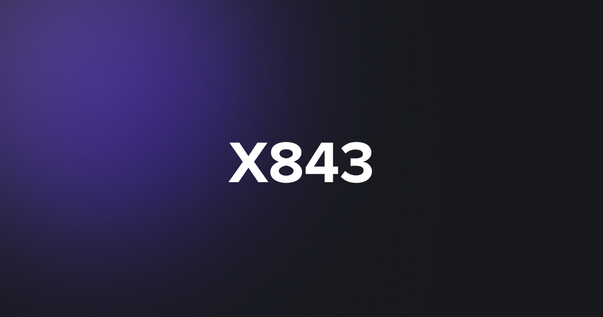 BRC20 X843