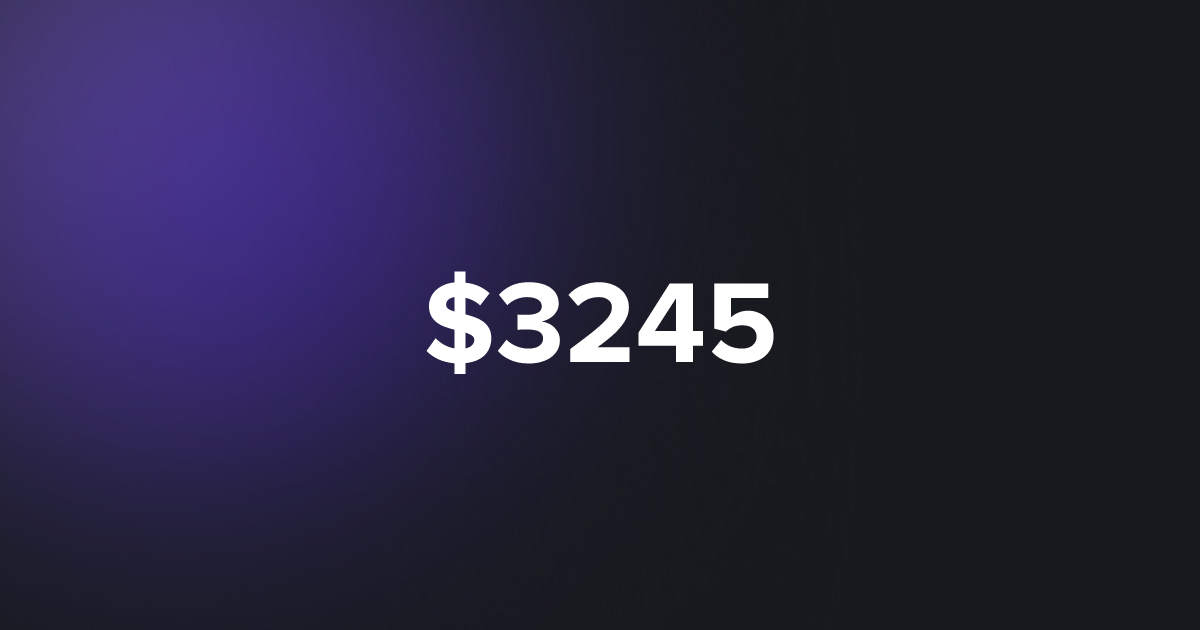 BRC20 $3245