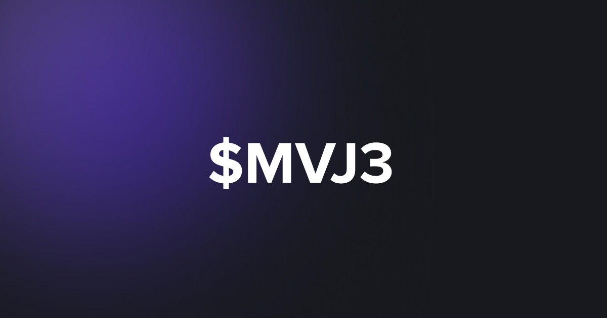 BRC20 $MVJ3