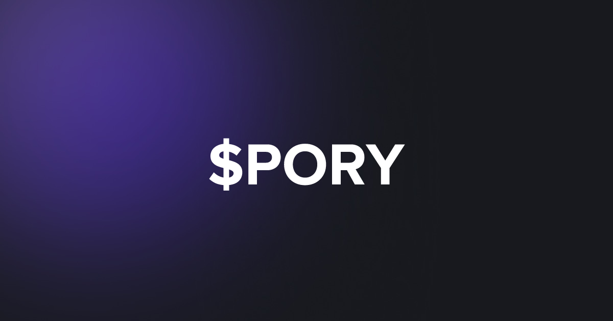 BRC20 $PORY