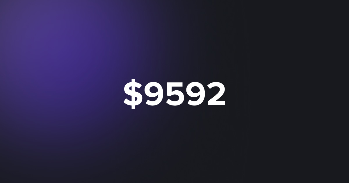 BRC20 $9592