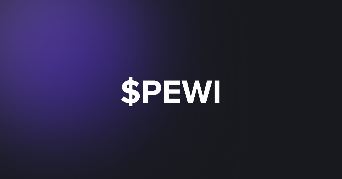 BRC20 $PEWI