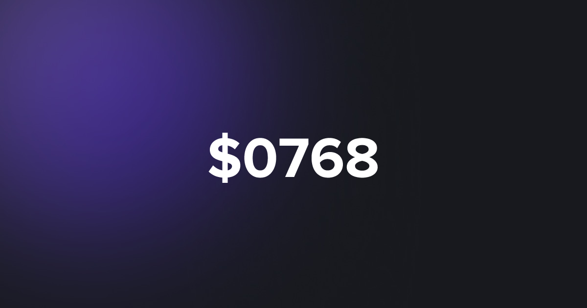 BRC20 $0768