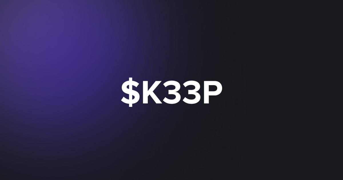 BRC20 $K33P