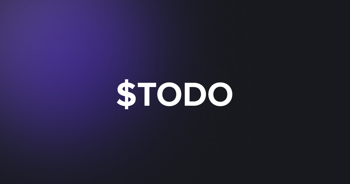 BRC20 $TODO