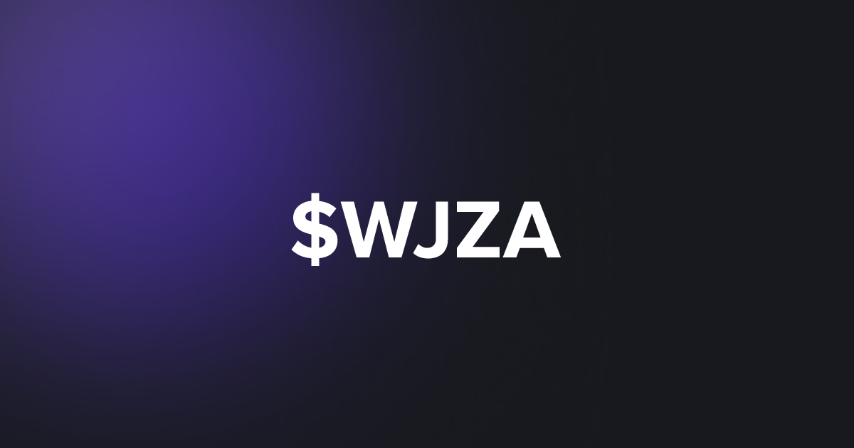 BRC20 $WJZA