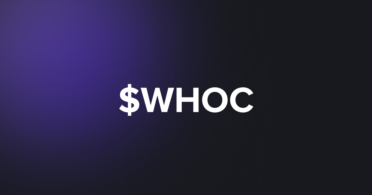 BRC20 $WHOC