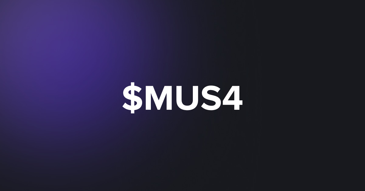 BRC20 $MUS4