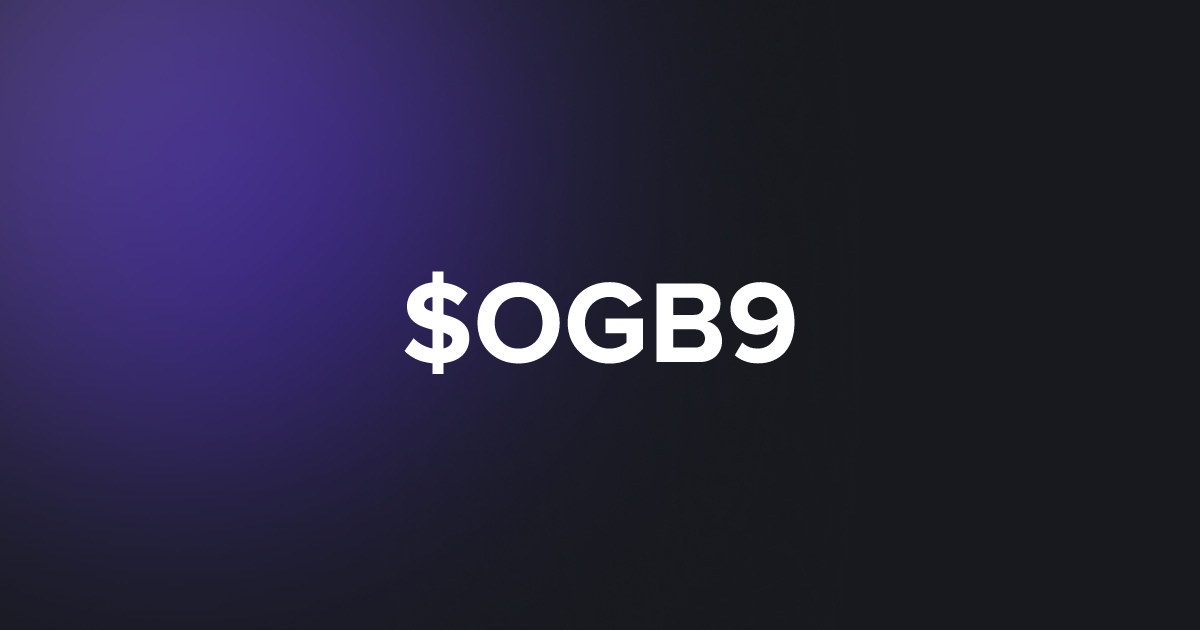 BRC20 $OGB9