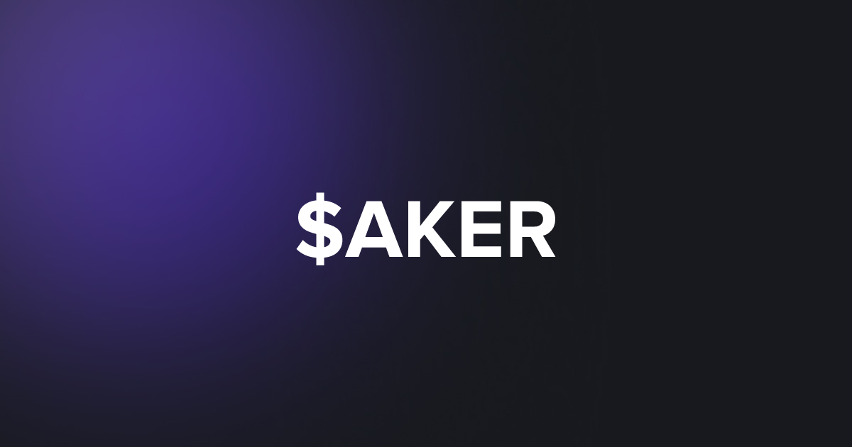 BRC20 $AKER