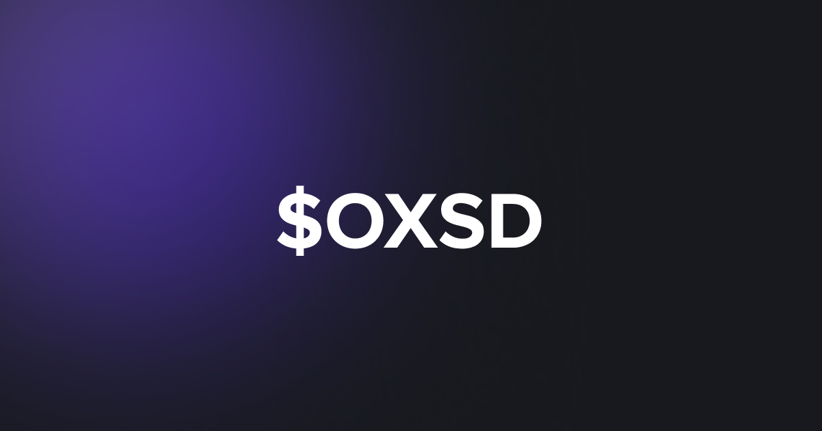 BRC20 $OXSD