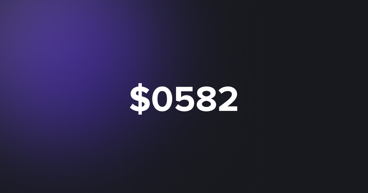 BRC20 $0582