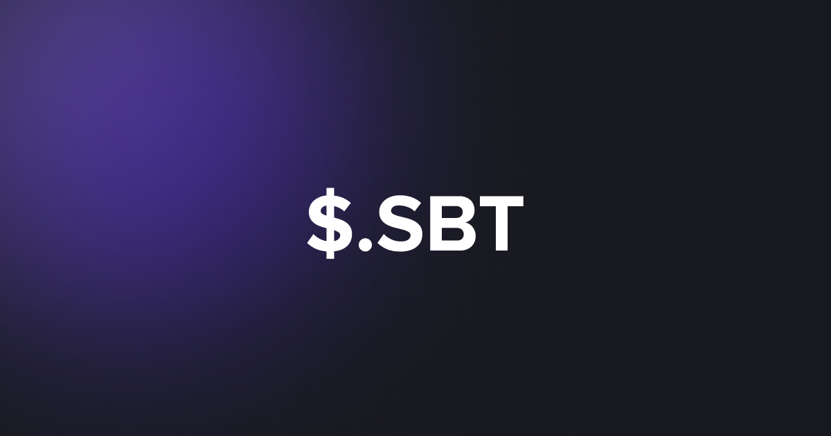 BRC20 $.SBT