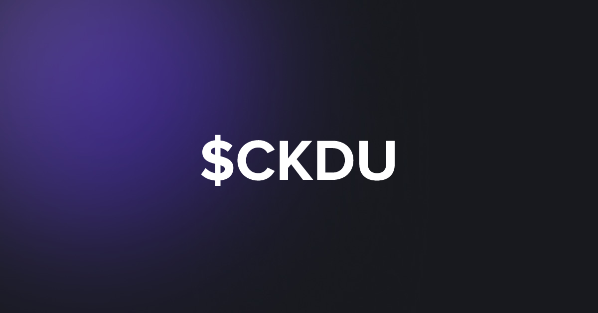 BRC20 $CKDU