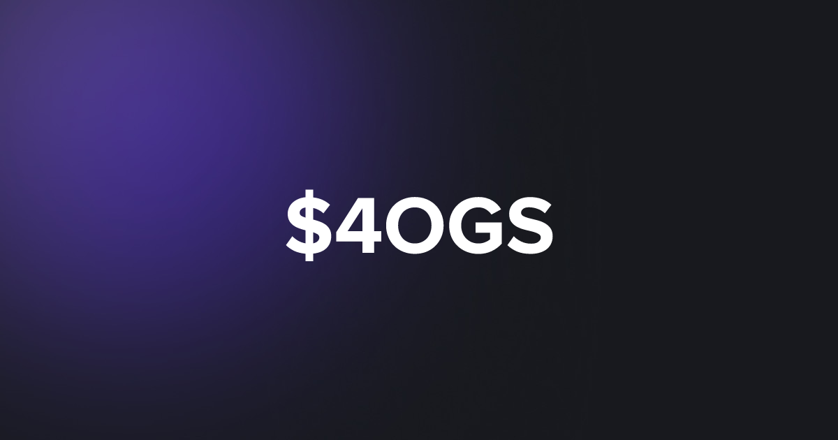 BRC20 $4OGS