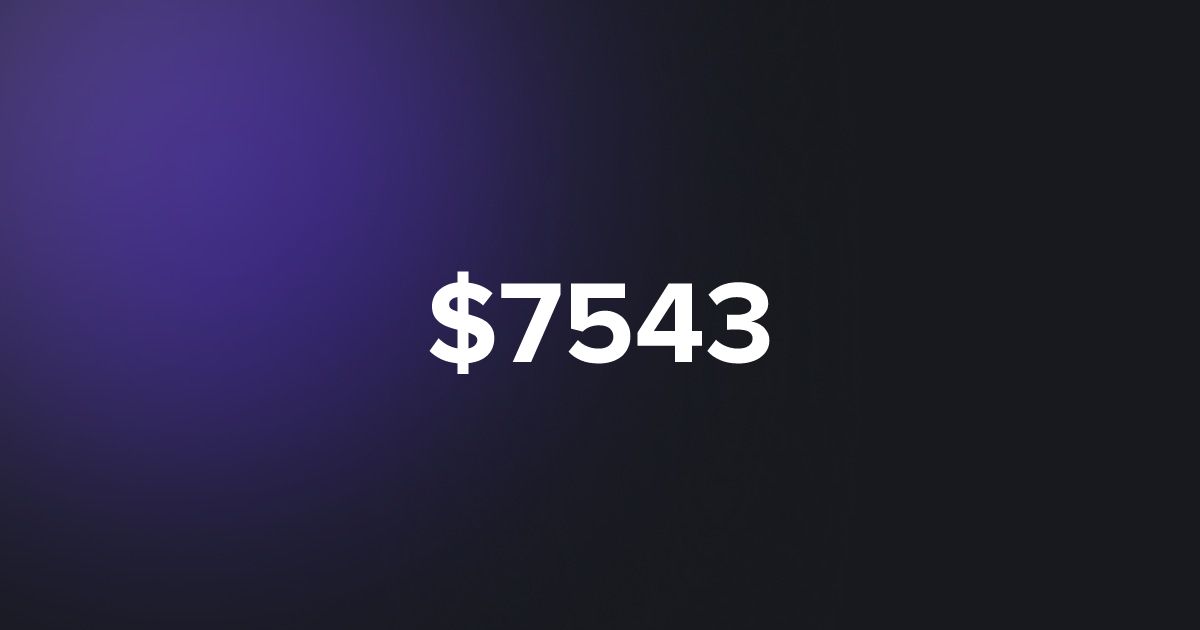 BRC20 $7543