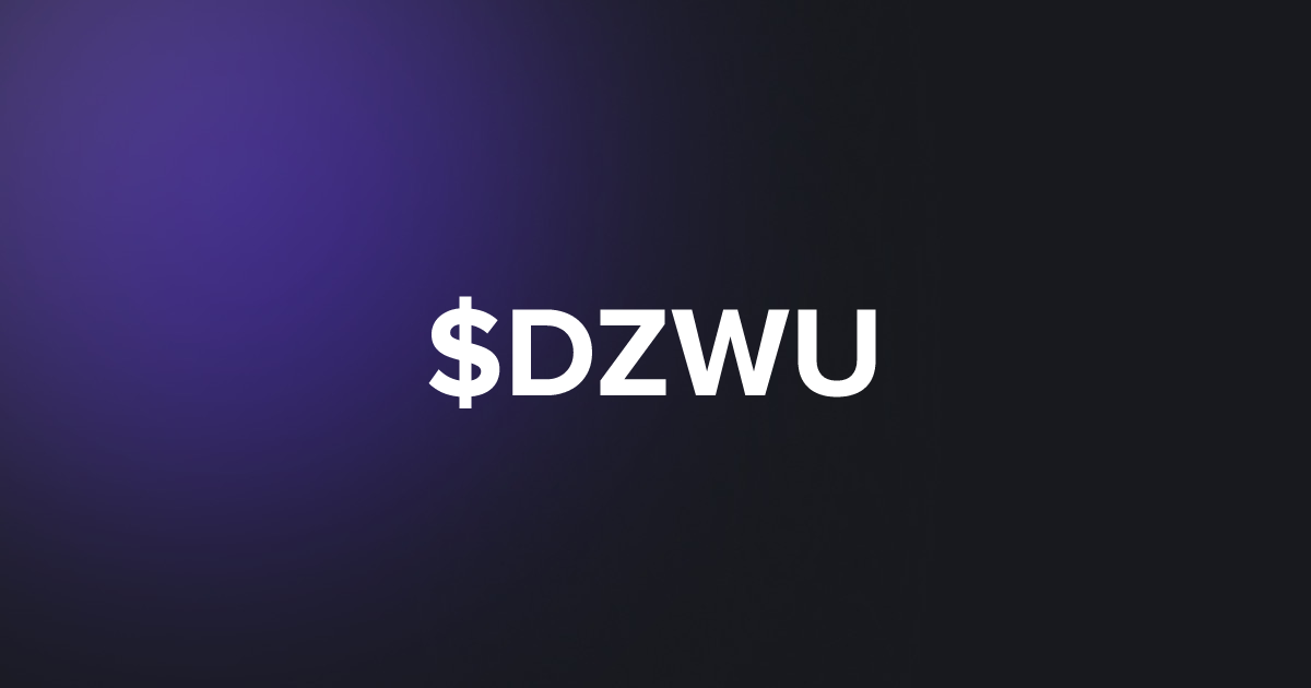 BRC20 $DZWU