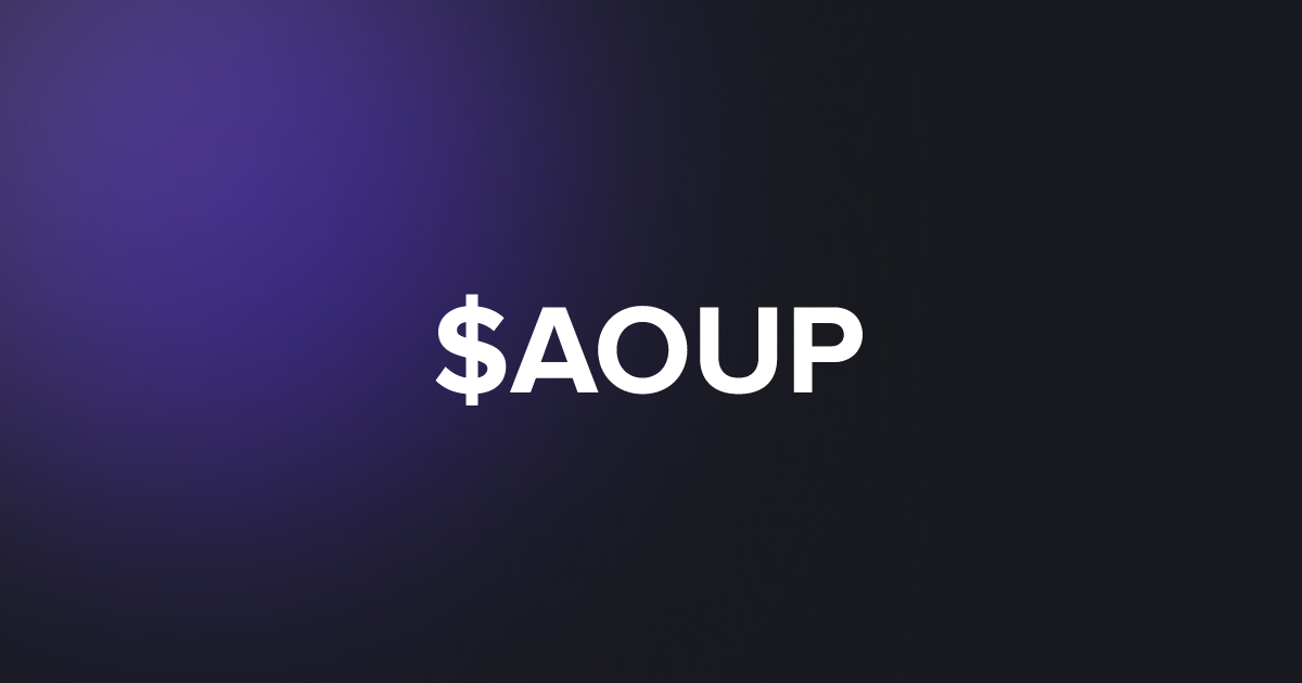 BRC20 $AOUP