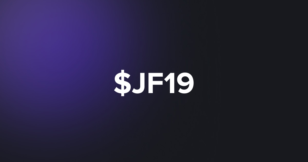 BRC20 $JF19