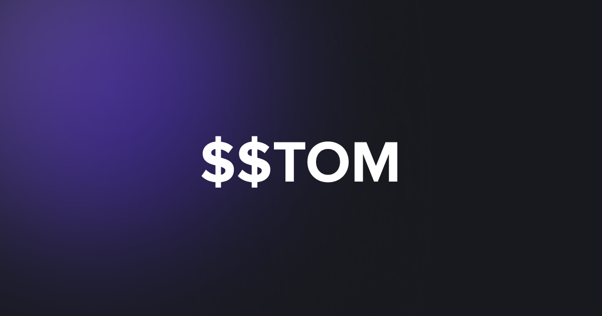 BRC20 $$TOM