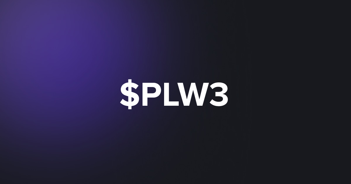 BRC20 $PLW3