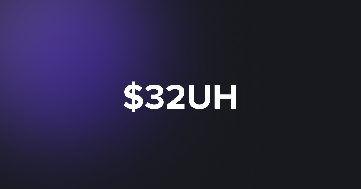 BRC20 $32UH