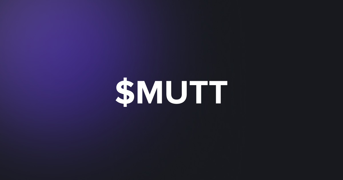 BRC20 $MUTT